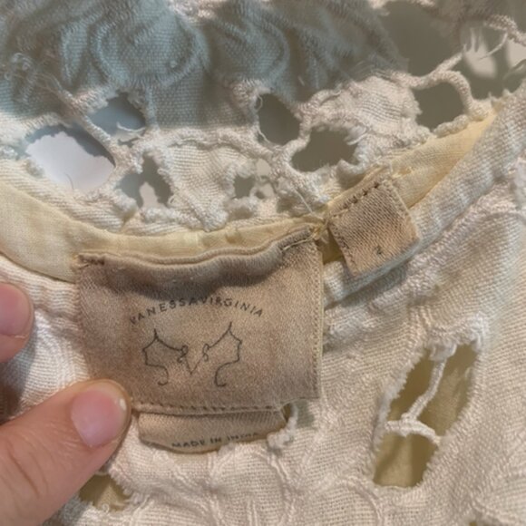 Anthropologie Vanessa Virginia crochet dress (size 2) - Picture 4 of 5